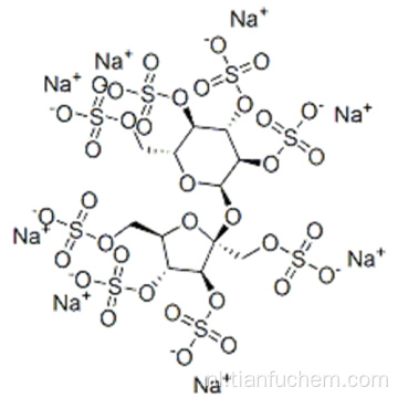 aD-Glucopyranoside, 1,3,4,6-tetra-O-sulfo-bD-fructofuranosyl, 2,3,4,6-tetrakis (waterstofsulfaat), natriumzout (1: 8) CAS 74135-10-7